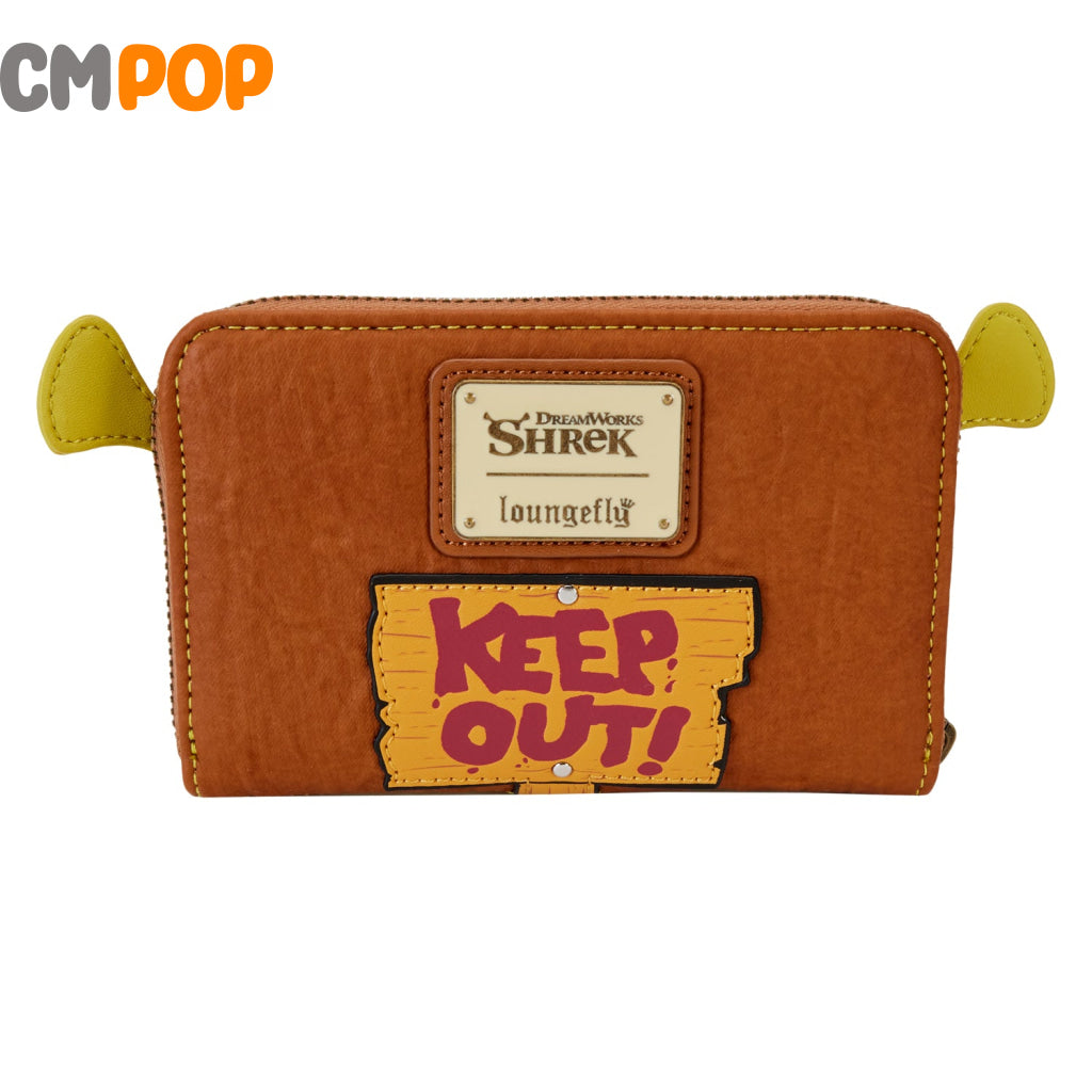 Dreamworks Shrek Keep Out Cosplay Zip Around Wallet - Loungefly