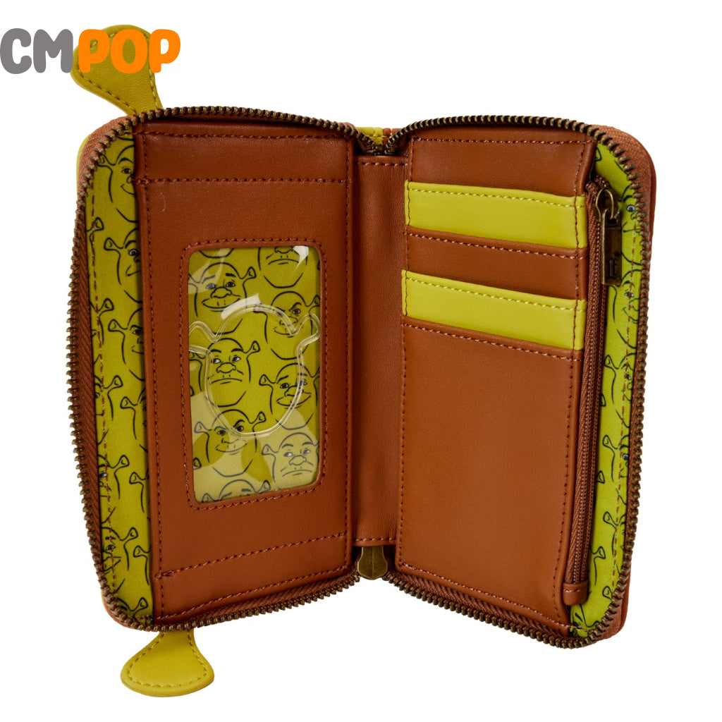 Dreamworks Shrek Keep Out Cosplay Zip Around Wallet - Loungefly