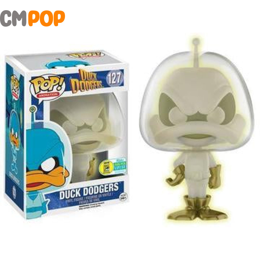 Funko Pop Duck Dodgers 127 Glow San Diego Comic Con 2016 LE 1500 Funko Pop Duck Dodgers 127 Glow San Diego Comic Con 2016 LE 1500