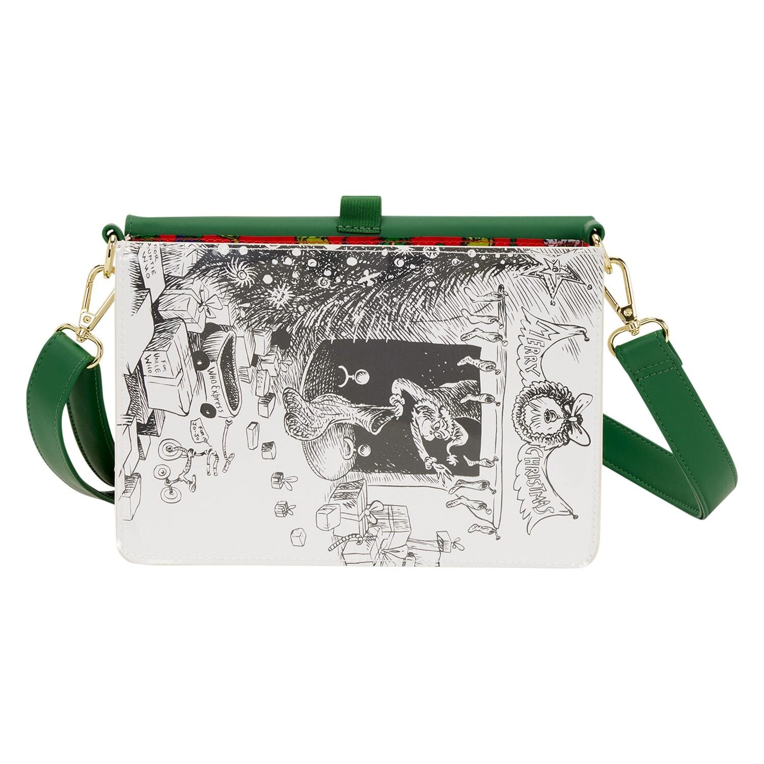 Dr Seuss Grinch Holiday Crossbody – Loungefly