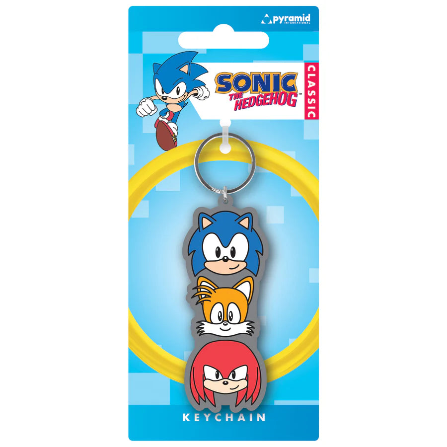 Sonic The Hedgehog (Trio Stack) PVC - Keychain