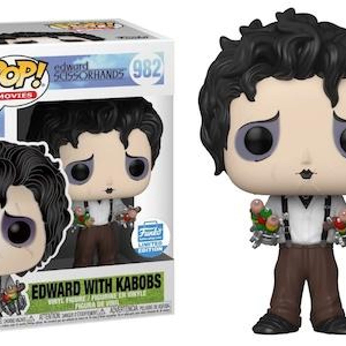Edward Scissorhands Edward With Kabobs - #982 - Funko POP! Funko Exclusive