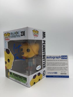 Mr. Peanutbutter - #230 - Funko Pop! - Animation - BoJack Horseman - Signed By Paul F Tomkins - Autographcoa Certified Pop
