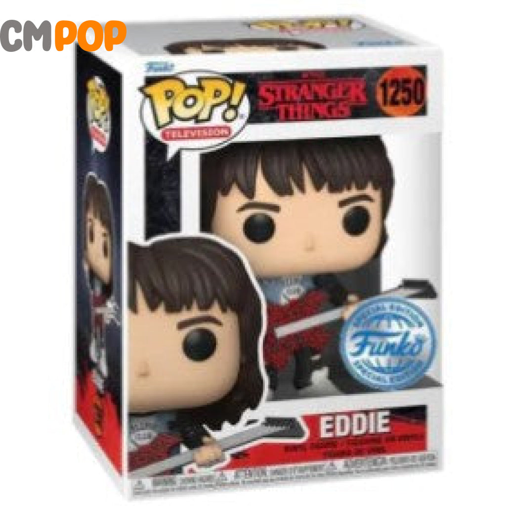 Eddie Munson - #1250 Funko Pop! Stranger Things Shop Exclusive Pop