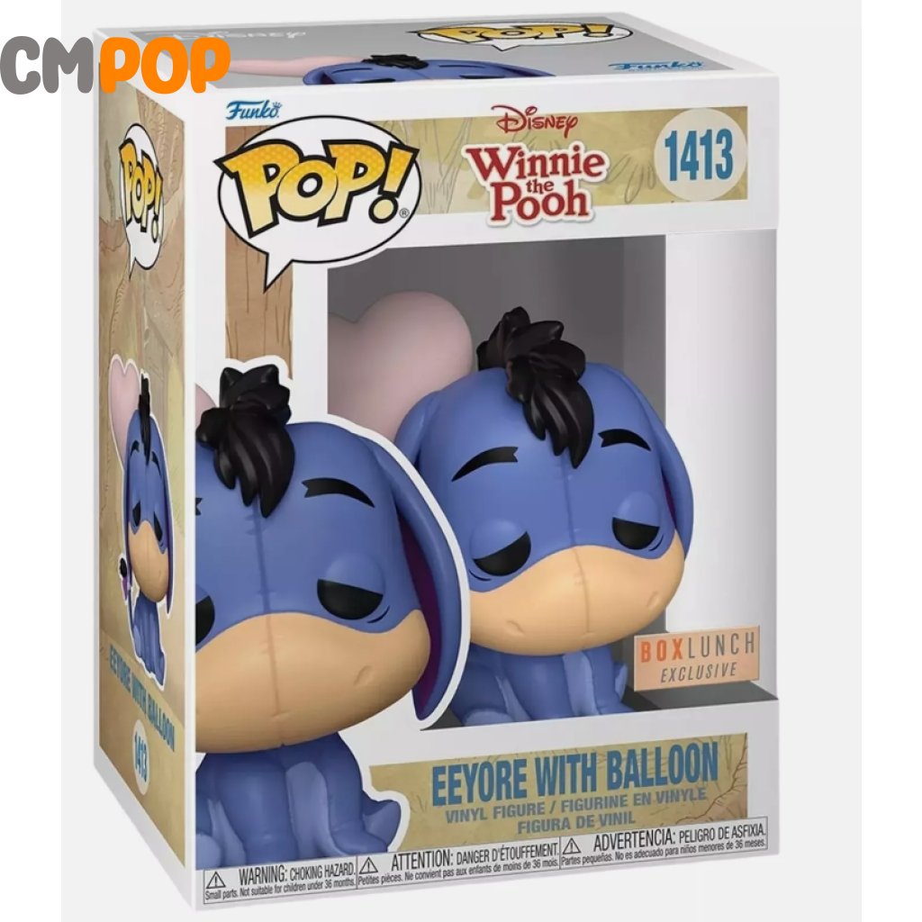 Eeyore With Balloon #1413 - Funko Pop! Winnie The Pooh Box Lunch Exclusive Pop
