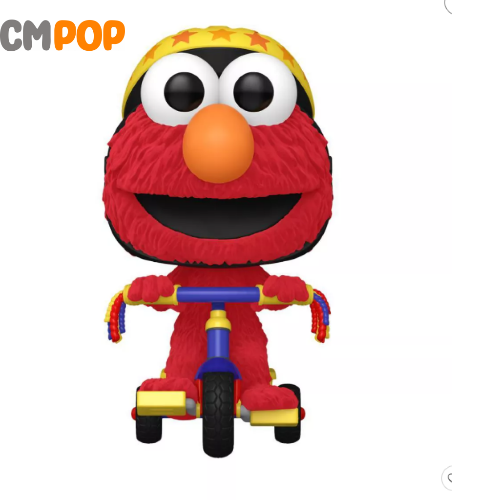 Elmo On Trike - Sesame Street # 309 Funko Pop! Tv Flocked Target Con 2024 Limited Edition Exclusive
