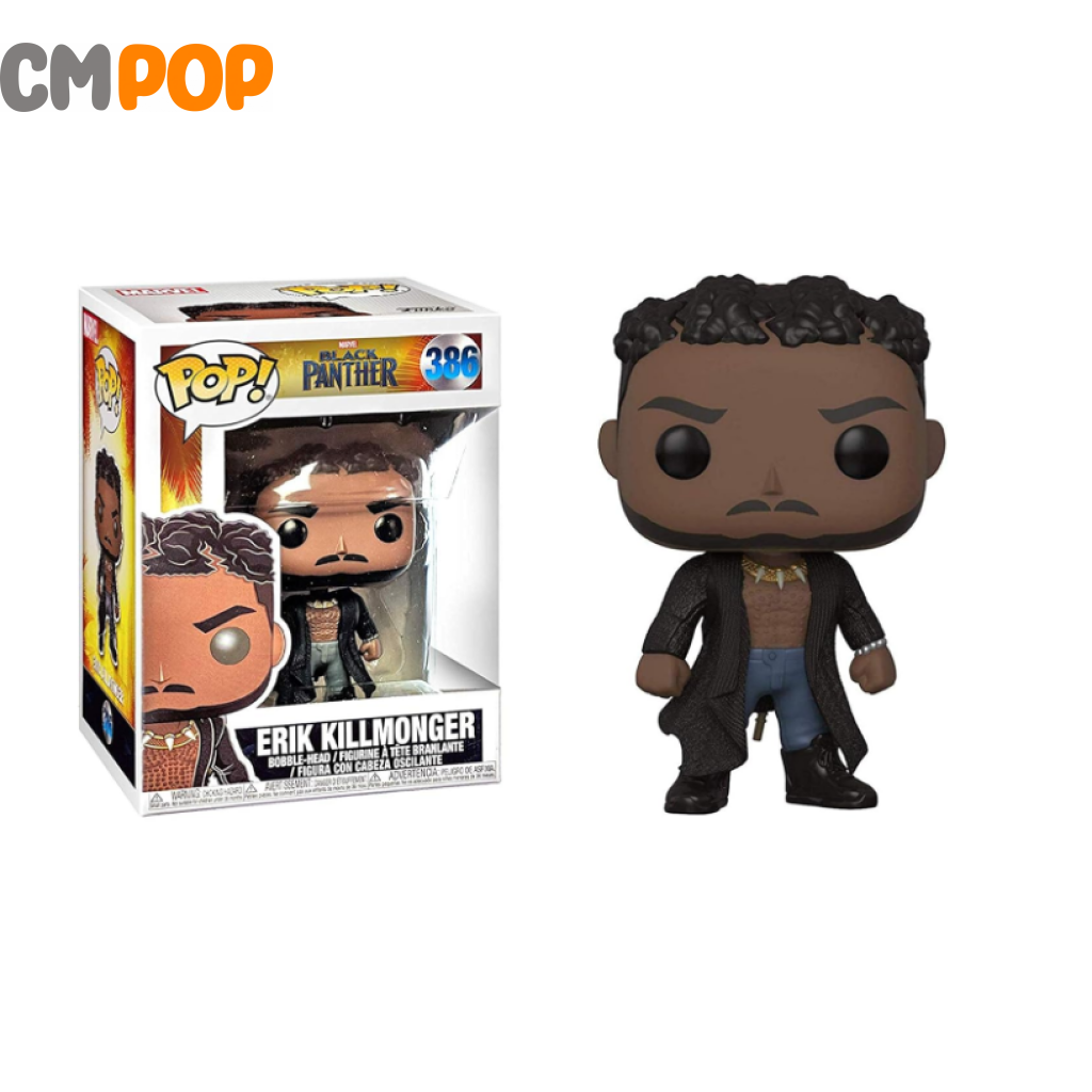 Erik Killmonger - #386 Funko Pop! Marvel Black Panther Pop