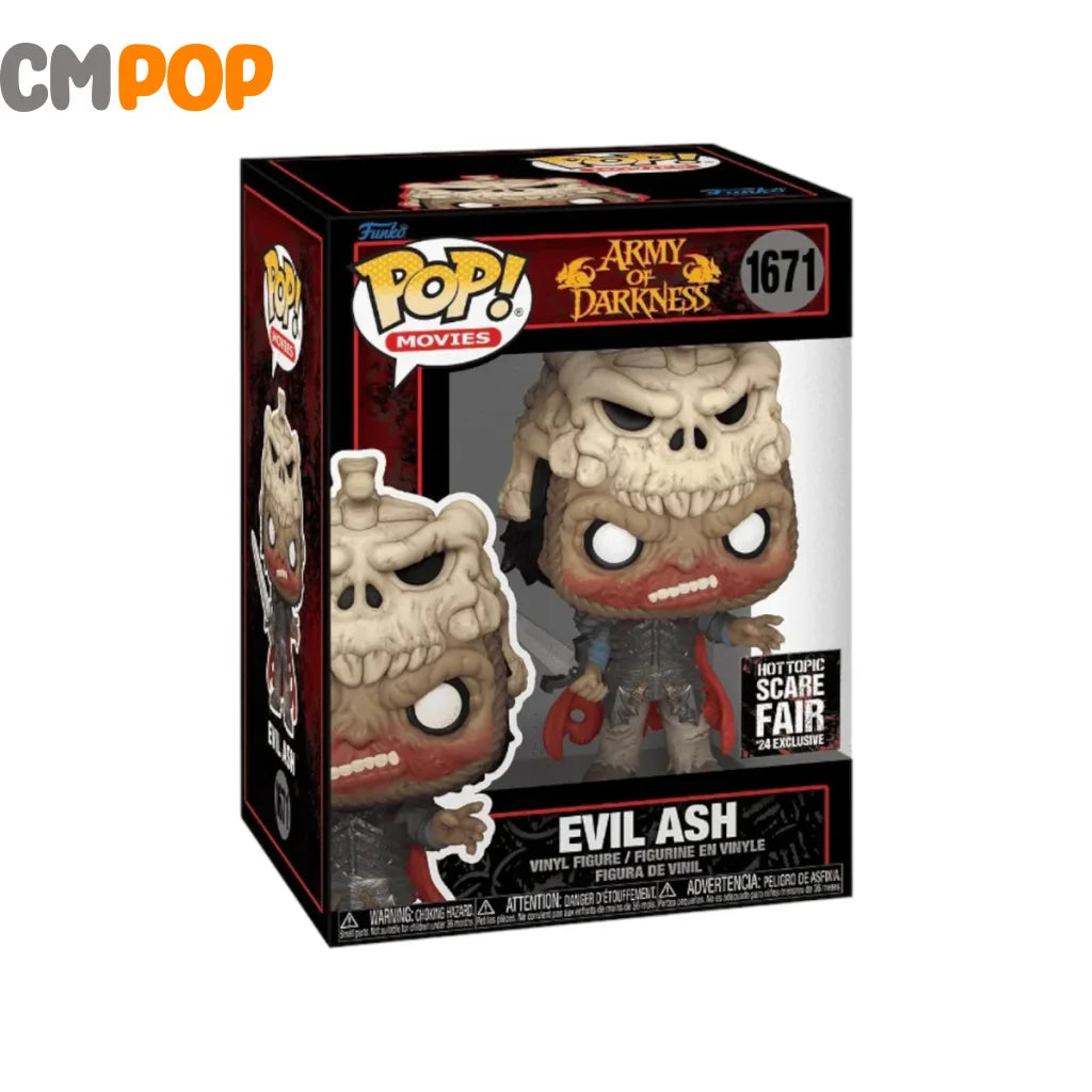Evil Ash - #1671 - Funko Pop! - Movies - Army Of Darkness - Hot Topic Scare Fair Funko Pop