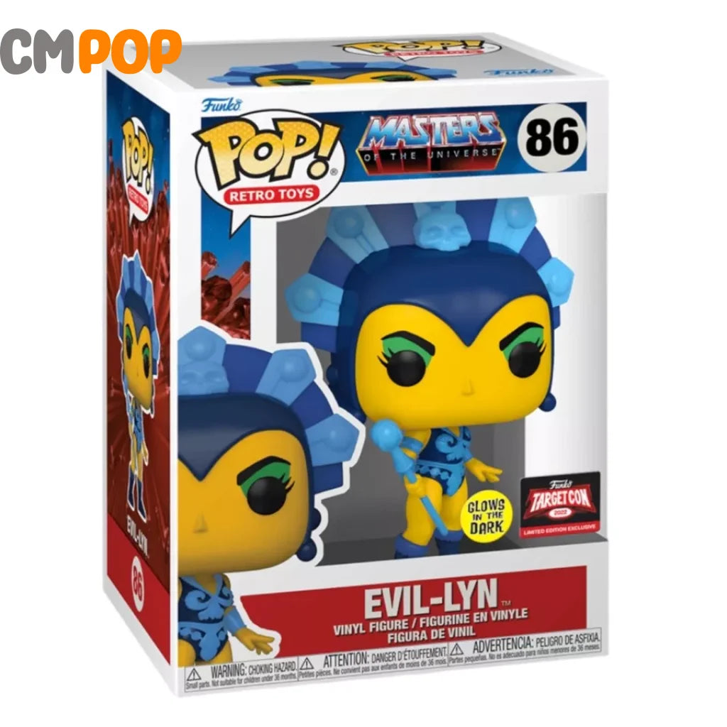 Evil-Lyn - #86 Funko Pop! Retro Toys Masters Of The Universe Glows In Dark Target Con Exclusive