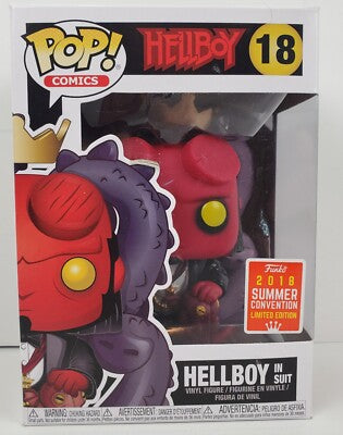 Hellboy In Suit - #18 - Funko Pop! 2018 Convention Exclusive