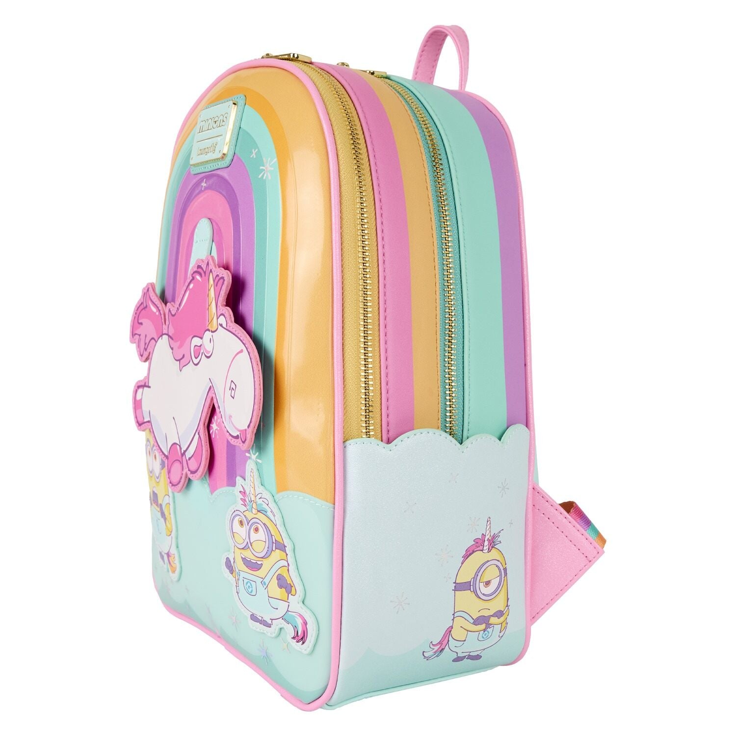 Universal Minions Fluffy Unicorn Mini Backpack - Loungefly