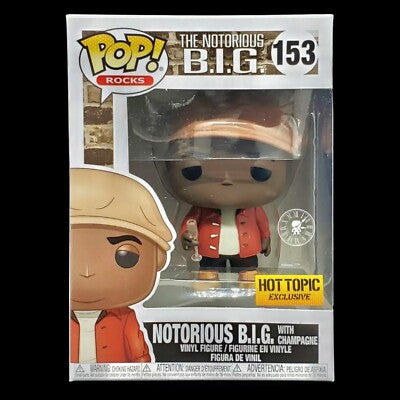 Rocks The Notorious B.I.G. - #153 - Funko POP! With Champagne - Hot Topic Exclusive