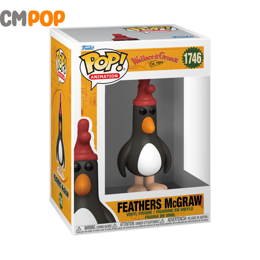 Feathers - #1746- Funko Pop! Wallace And Grommet Movies Pop