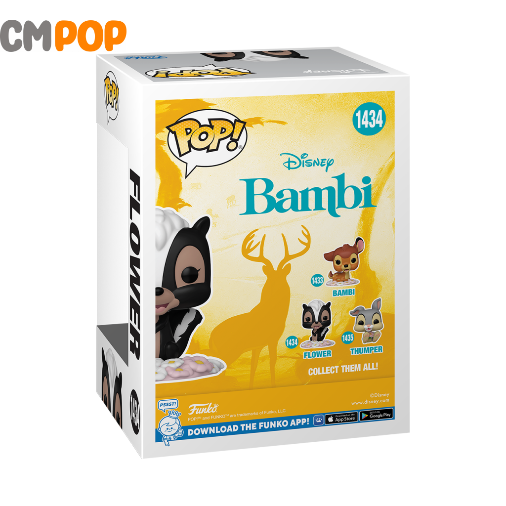 Flower- Bambi 80Th Anniversary - #1434 Funko Pop! Disney Pop