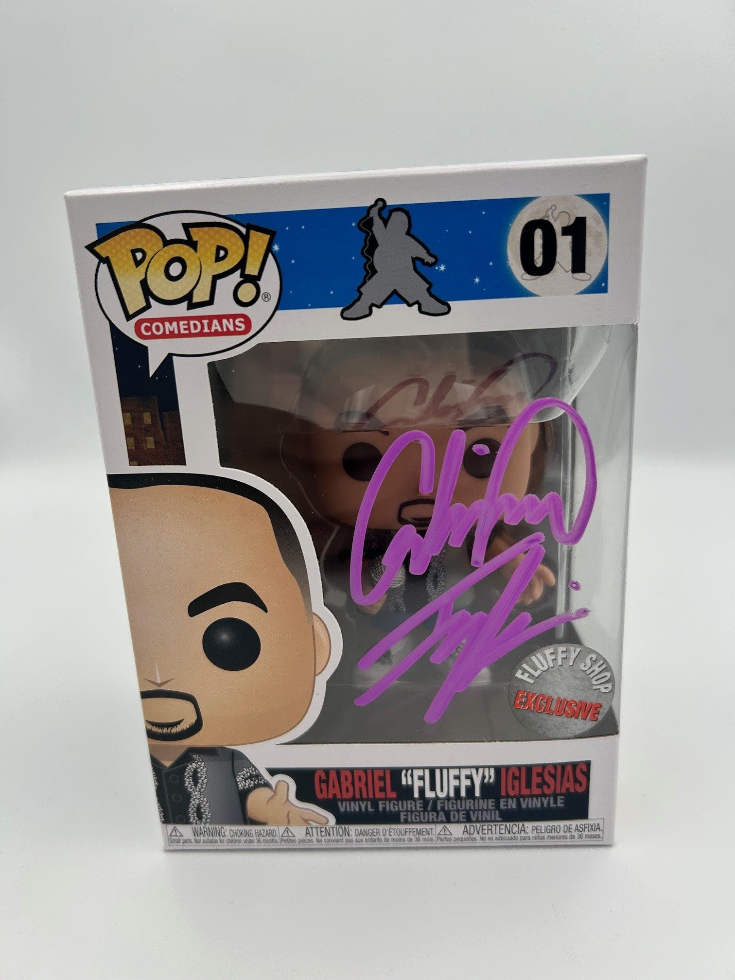 Gabriel "fluffy" Iglesias - #01 - Funko Pop! - Comedians - Signed by - Certified Pop!