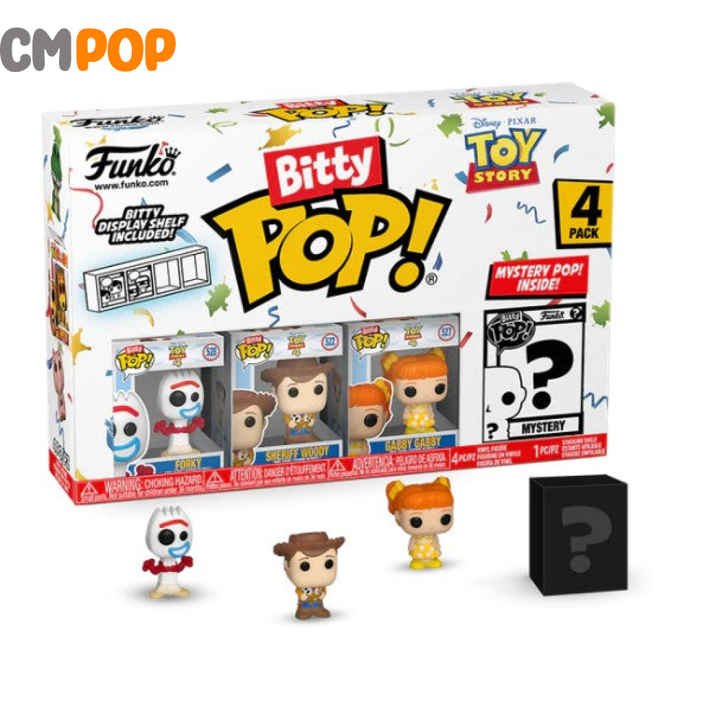 Forky - 4 Pack - Funko POP! - Bitty POP! - Disney - Toy Story - Mystery Pop Funko Pop
