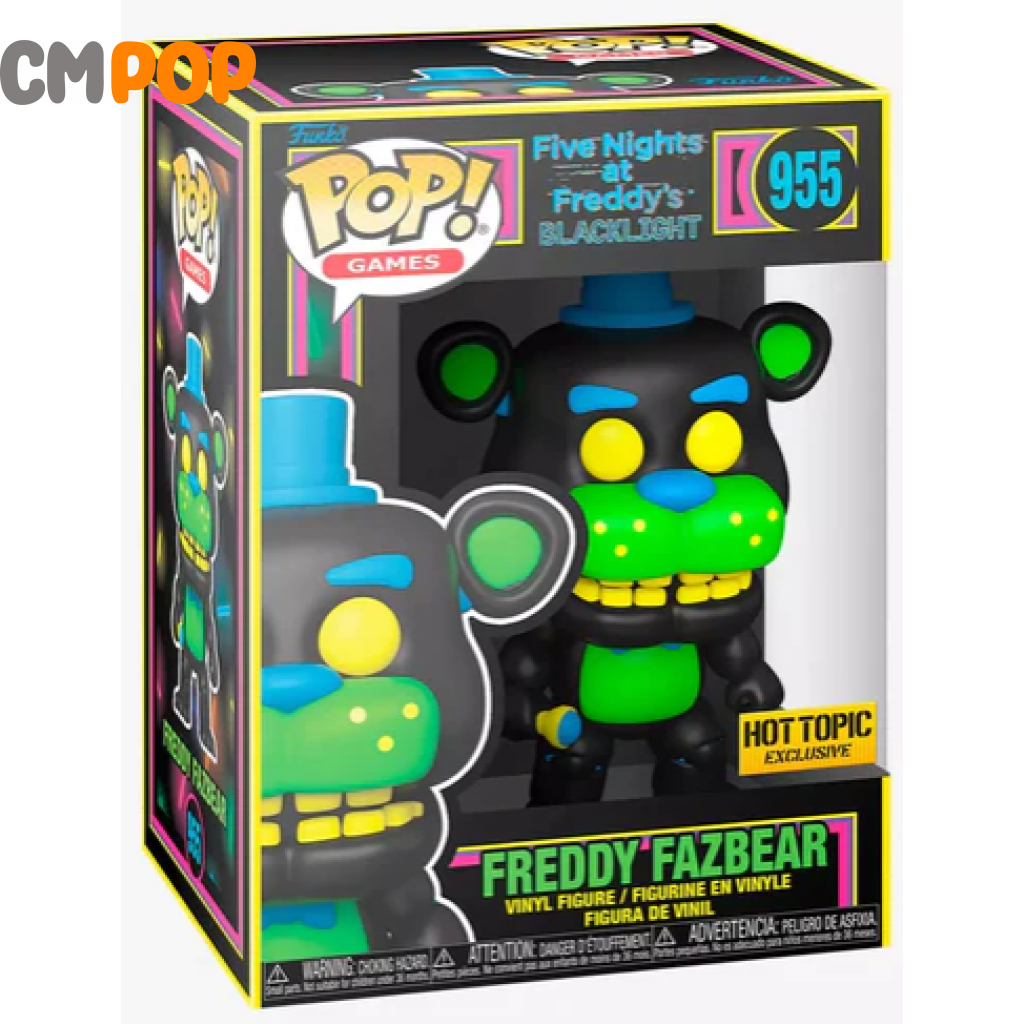 Freddy Fazbear Blacklight - #955 - Funko Pop! - Five Nights At Freddys