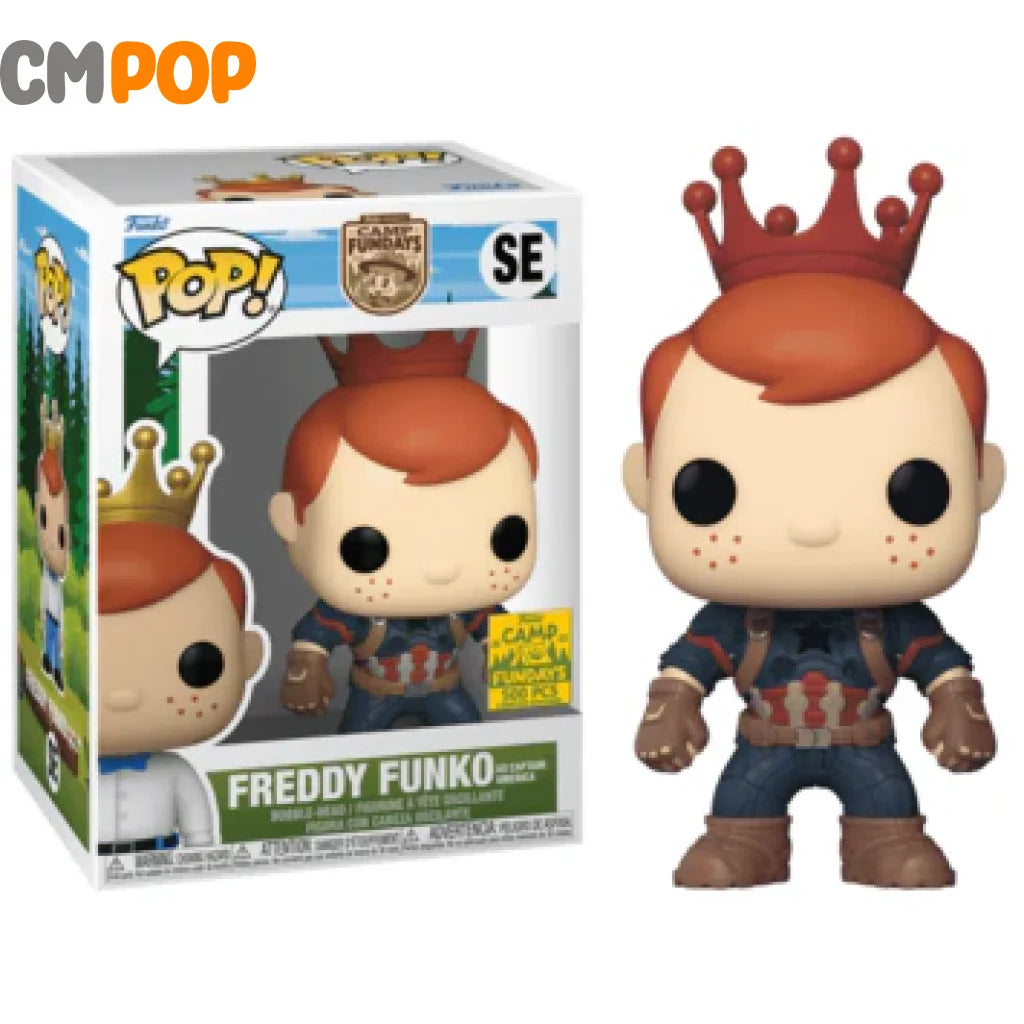 Freddy Funko As Captain America - #SE - Funko Pop! - Camp Fundays - 500 Pieces Funko Pop
