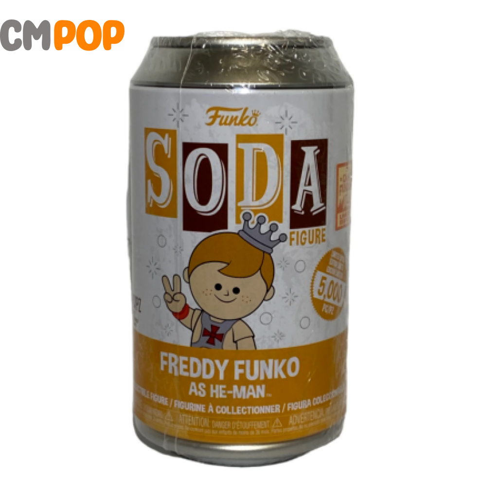 Freddy Funko As He-Man- Vinyl Soda - 5 000 Pieces Chance Of Chase