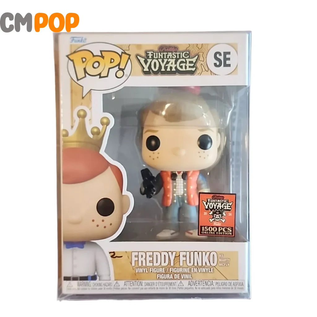 Freddy Funko As Marty Mcfly - #SE- Funko Pop! - Funtastic Voyage 2024 1500 Pcs Online Edition Funko Pop