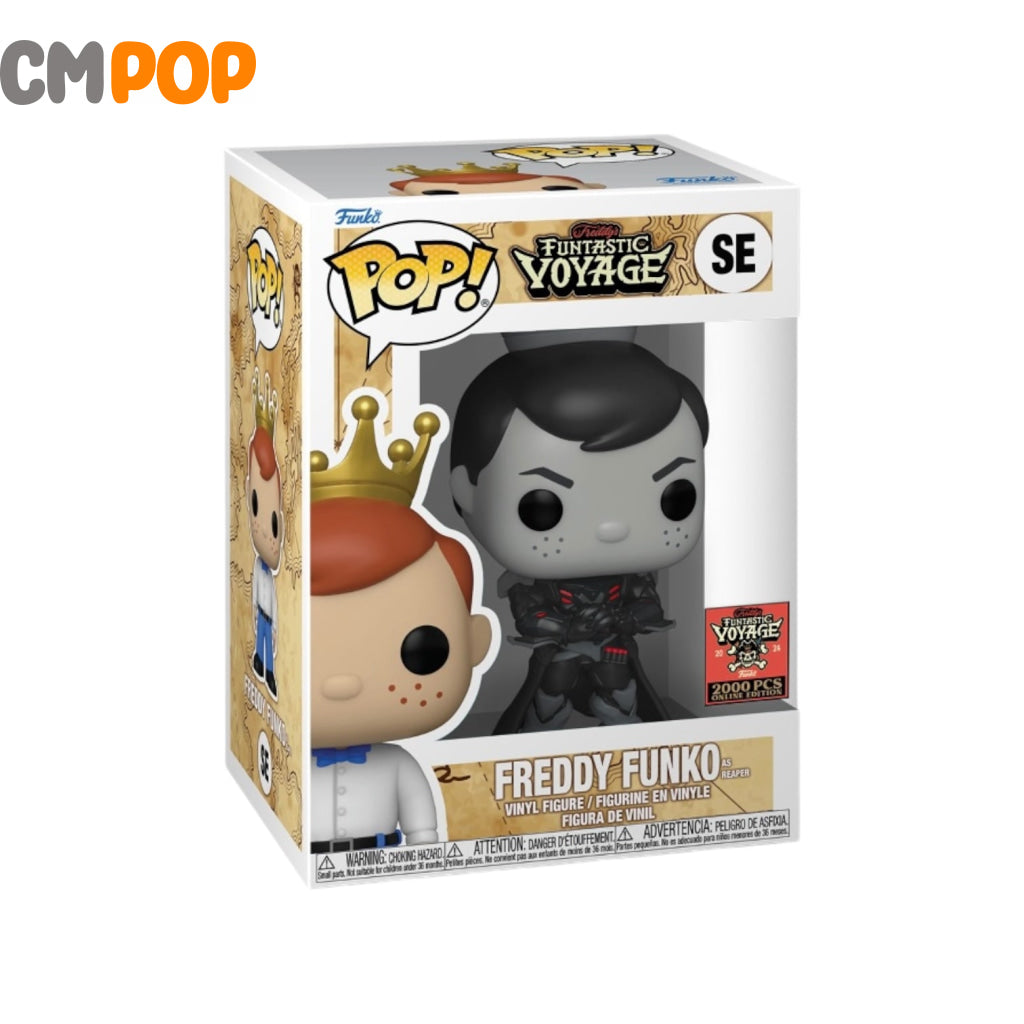 Freddy Funko As Reaper - #SE- Funko Pop! - Funtastic Voyage 2024 2000 Pcs Online Edition Exclusive Funko Pop