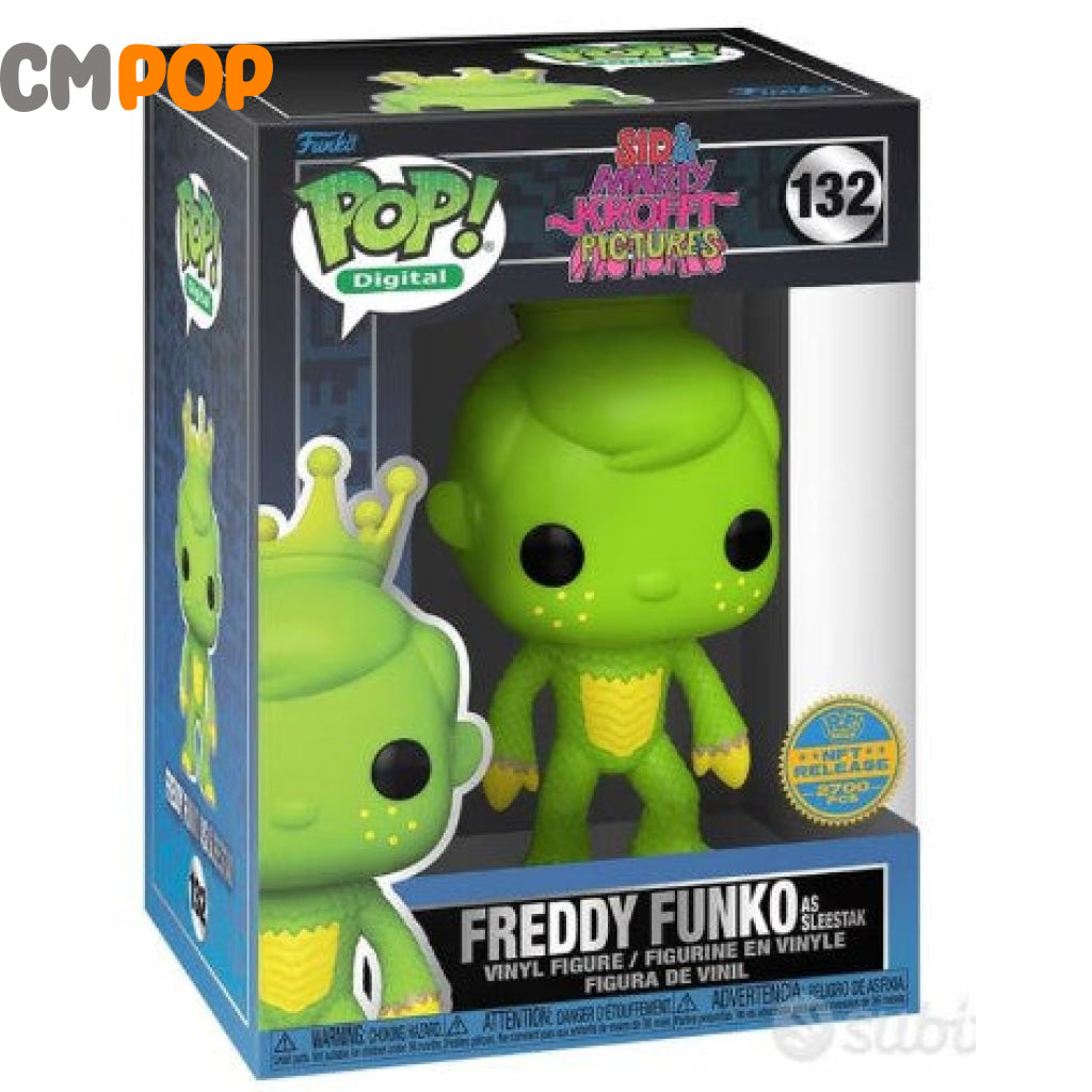Freddy Funko as Sleestak - #132 - Funko Pop! - Digital - NFT Release 2700 Funko Pop