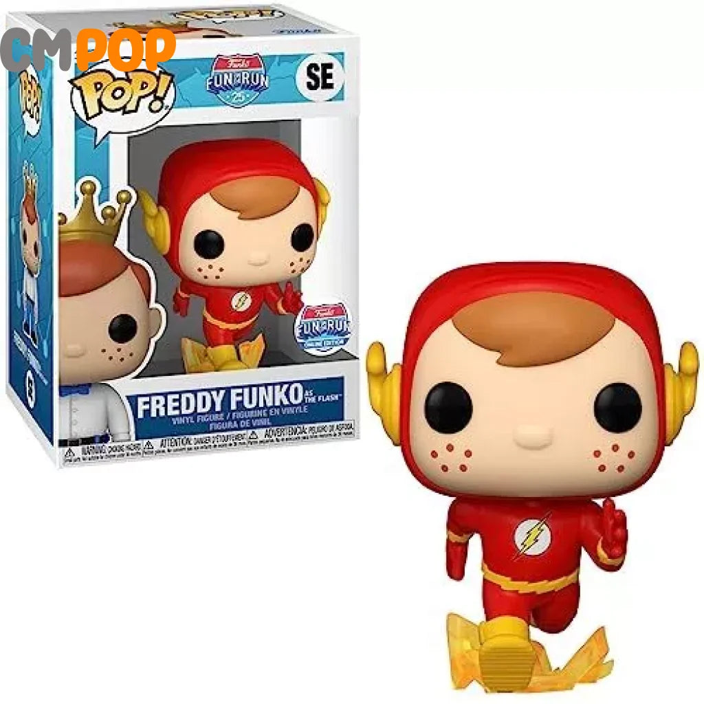 Freddy Funko As The Flash - #Se Pop! Disney Fun Run Exclusive Pop