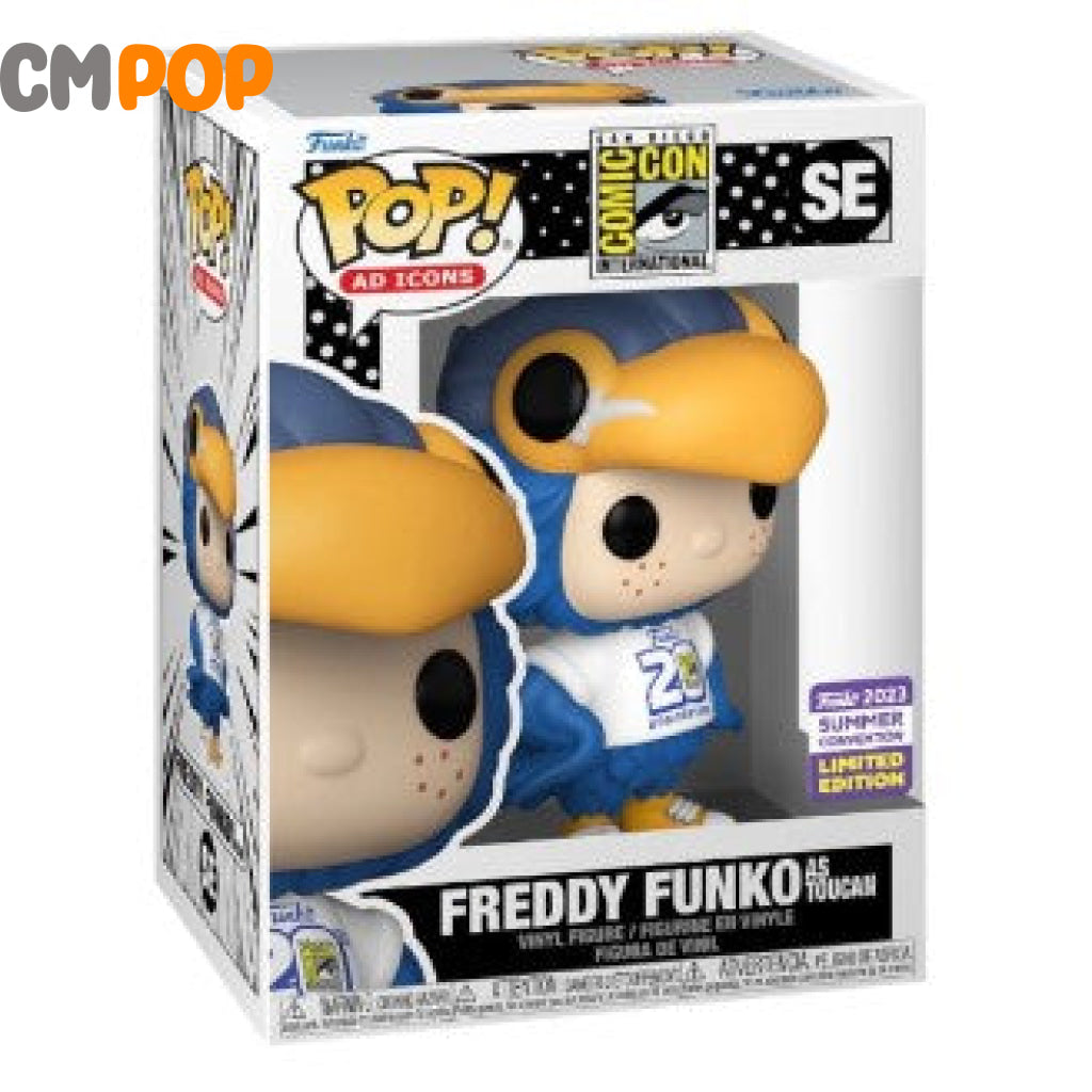 Freddy Funko As Toucan - #Se Pop! 2023 Summer Convention Exclusive Pop