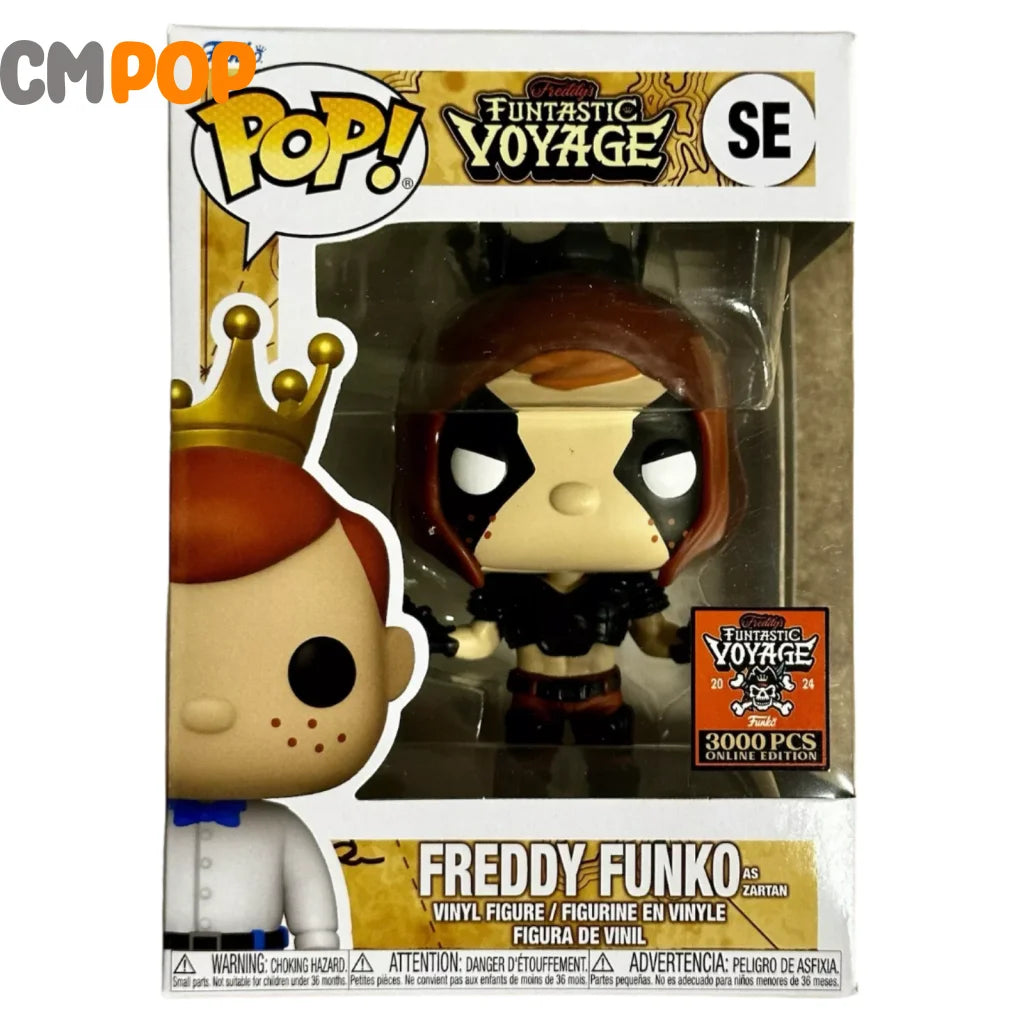 Freddy Funko As Zartan- #SE- Funko Pop! - Funtastic Voyage 2024 3000 Pcs Online Edition Funko Pop