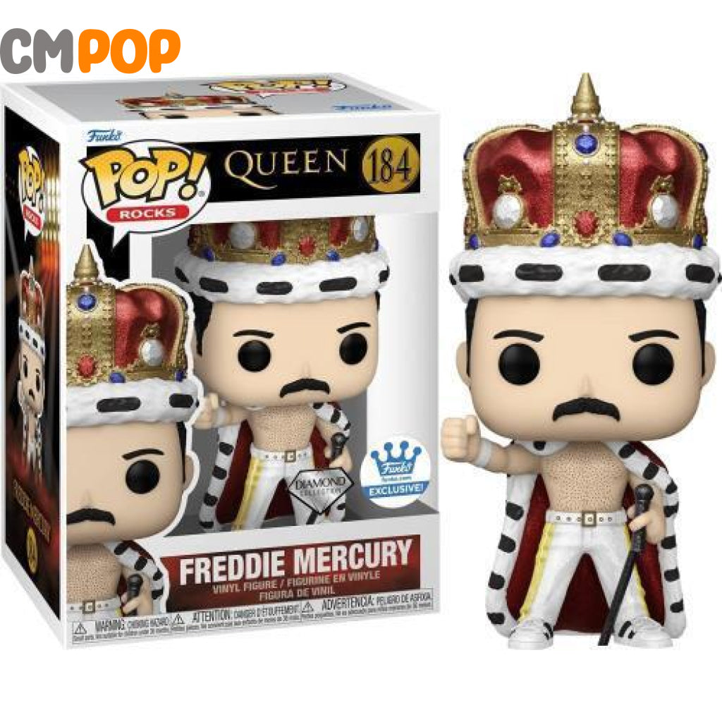 Freddy Mercury Diamond - #184 Funko Pop! Pop Rocks Exclusive