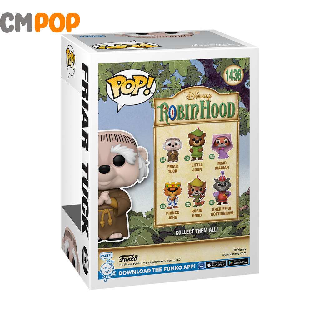 Friar Tuck - #1436 Funko Pop! Disney Robin Hood Pop