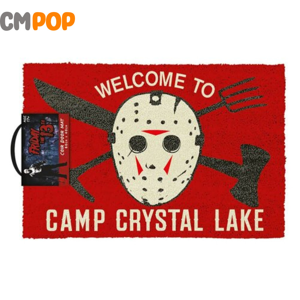 Friday The 13Th (Camp Crystal) 60 X 40Cm Coir Doormat