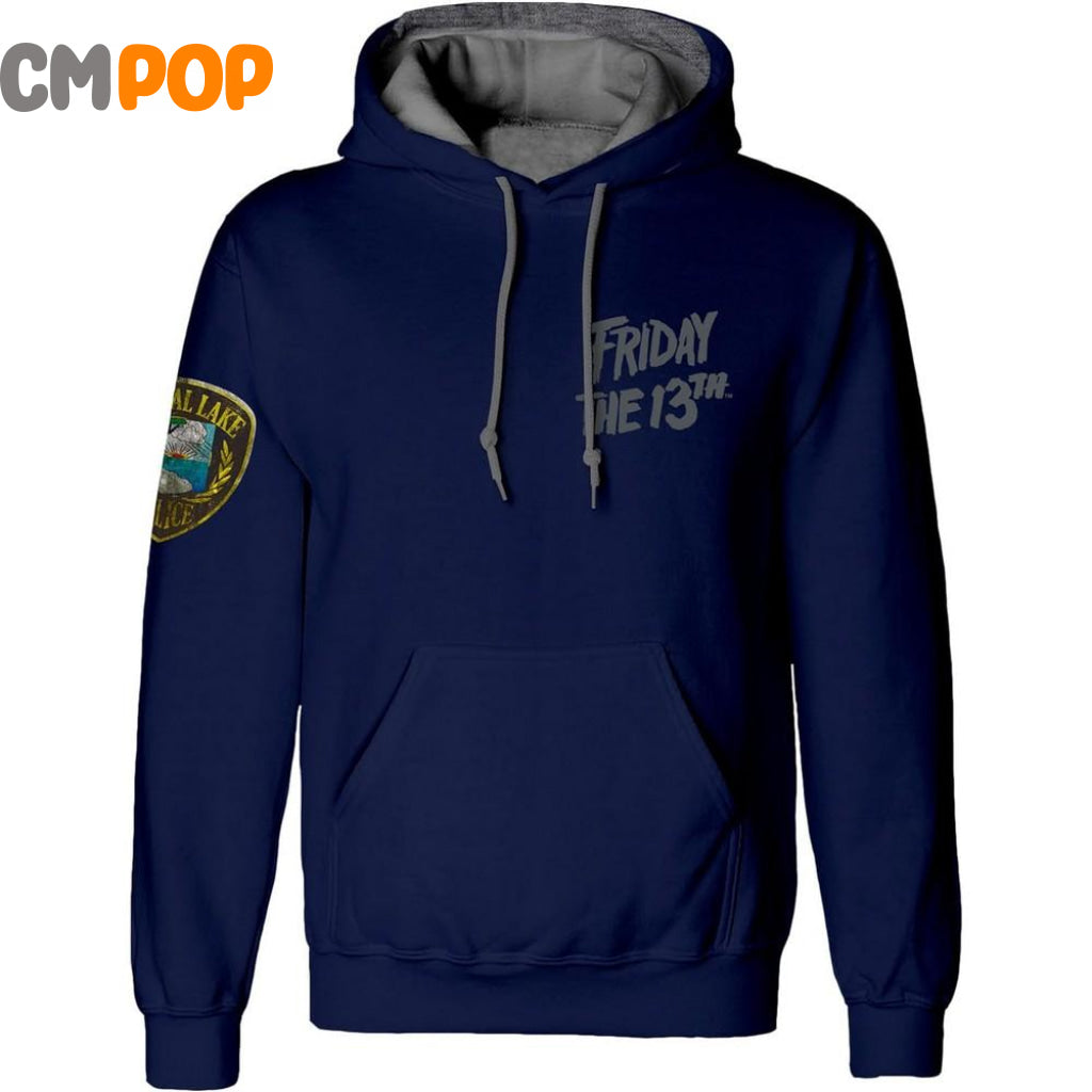 Friday The 13th - Crystal Lake Police (Pullover Hoodie)