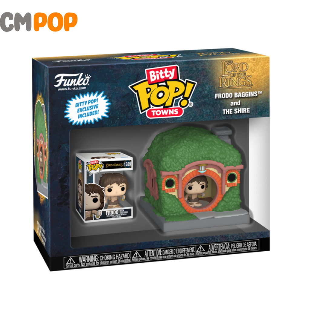 Frodo At Shire - Bitty Funko Pop! Lord Of The Rings Pop Town