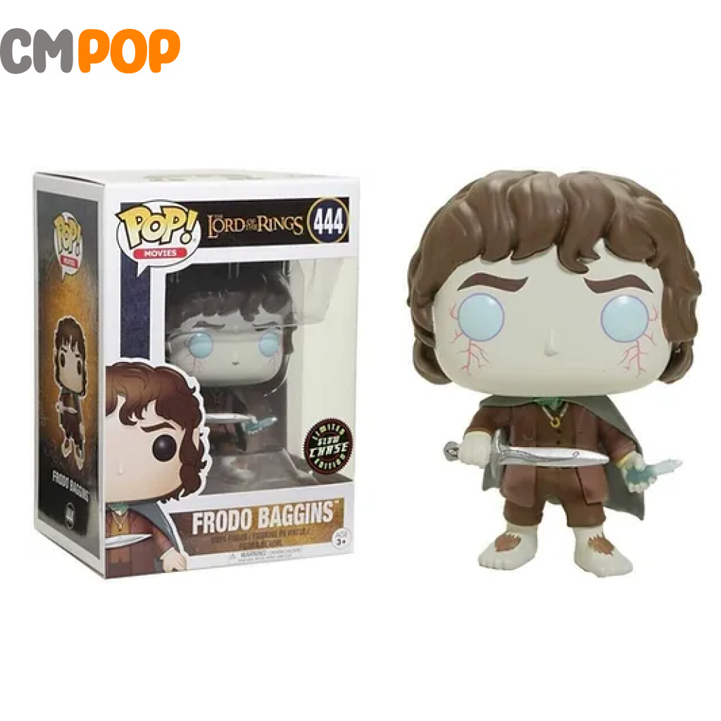 Frodo Baggins Chase - #444 Funko Pop! The Lord Of The Rings Movies - Gitd Exclusive Pop
