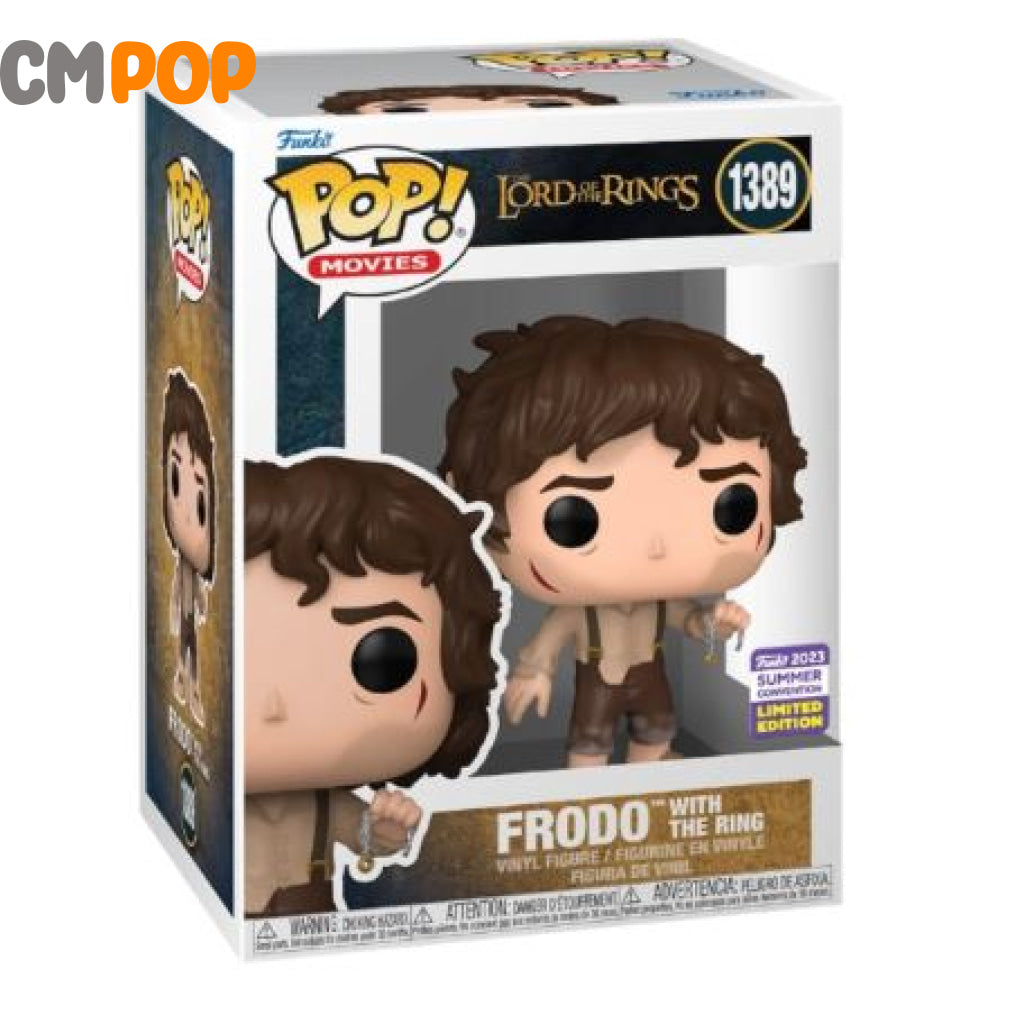 Frodo With The Ring - #1389 Funko Pop! The Lord Of Rings Movies 2023 Summer Convention Limited