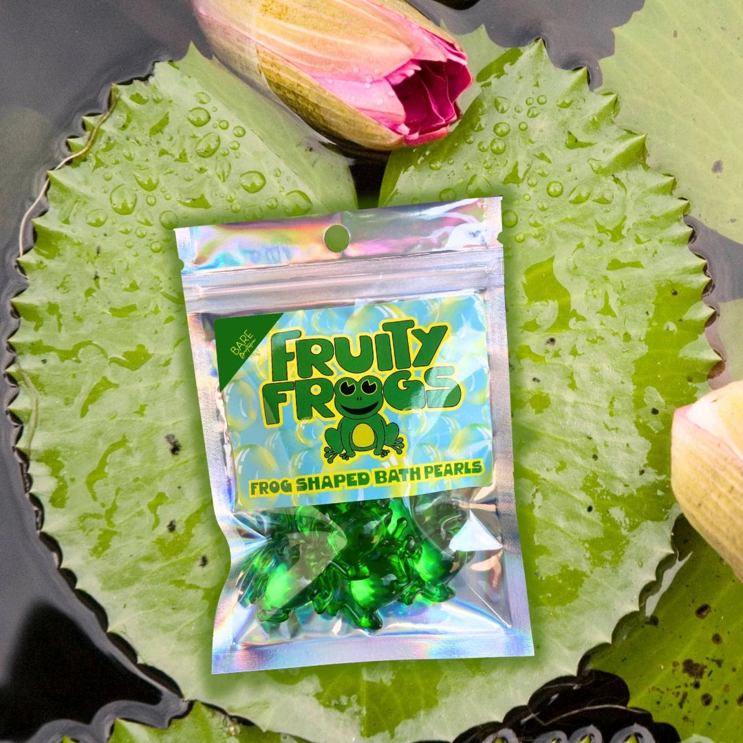 Fruity Frogs - Frog Shaped Bath Pearls -Bare Boutique