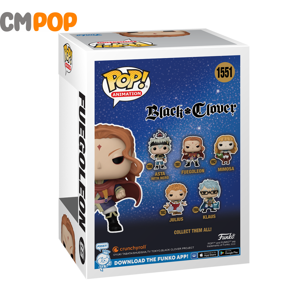 Fuegoleon - #1551- Funko Pop! Black Clover Animation Pop