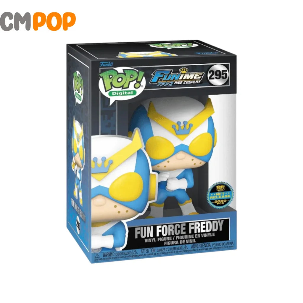 Fun Force Freddy - #295 - Funko Pop! - Digital - Funime and Cosplay - NFT Release 2000 PCS Funko Pop