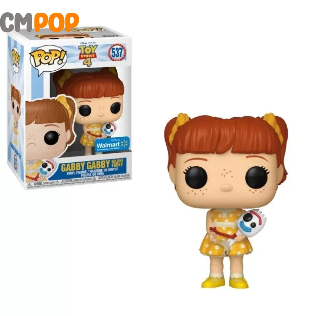 Gabby With Forky - #537 Funko Pop! Disney Toy Story 4 Walmart Exclusive Pop