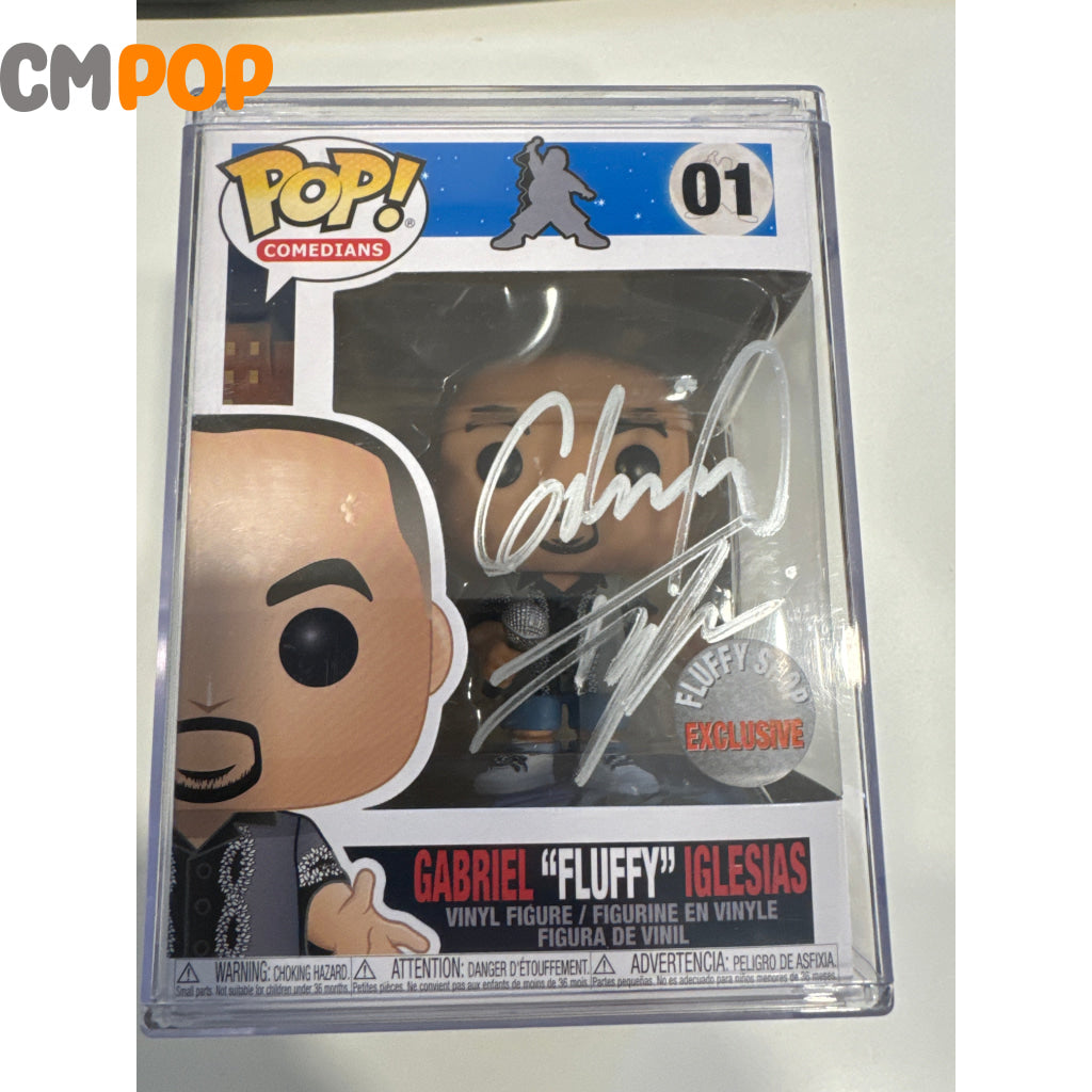 Gabriel ’Fluffy’ Iglesias Signed - #01 Funko Pop! Comedians Fluffy Shop Exclusive Pop