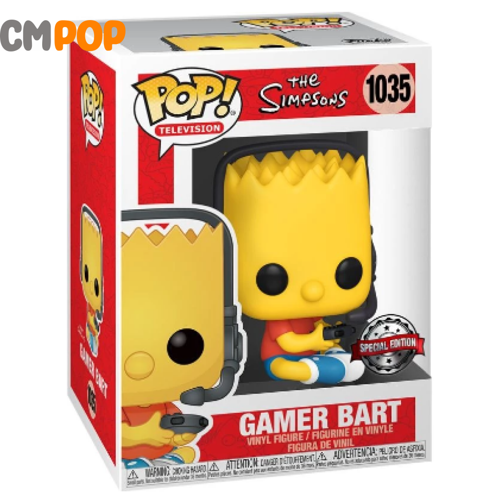 Gamer Bart - #1035 Funko Pop! The Simpsons Special Edition Exclusive Pop