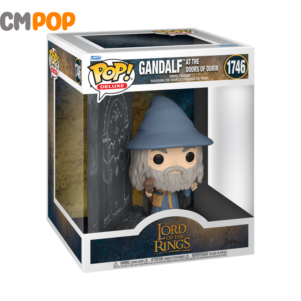 Gandalf At The Doors Of Durin - #1746 Funko Pop! Deluxe The Lord Rings Dod Glow In Dark Pop