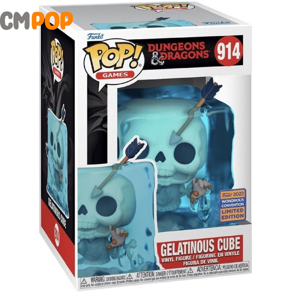Gelatinous Cube- #914- Funko Pop! - Dungeons And Dragons Wonderous Convention 2023 Exclusive Pop