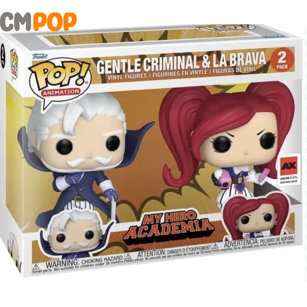 Gentle Criminal & La Brava - My Hero Academia- Funko Pop! Academia Expo Exclusive Pop
