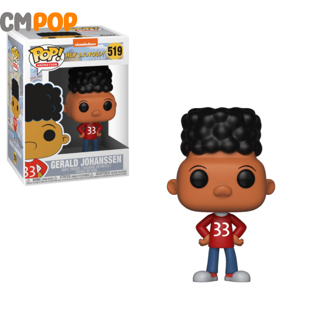 Gerald Johanssen - #519 Funko Pop! Animation Nickelodeon Hey Arnold Pop
