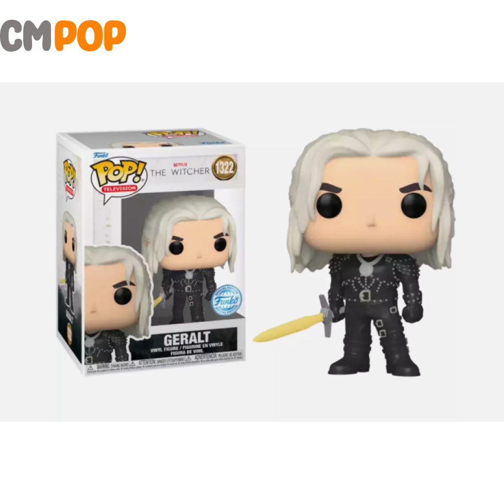 Geralt With Sword - #1322 Funko Pop! The Witcher Exclusive Pop