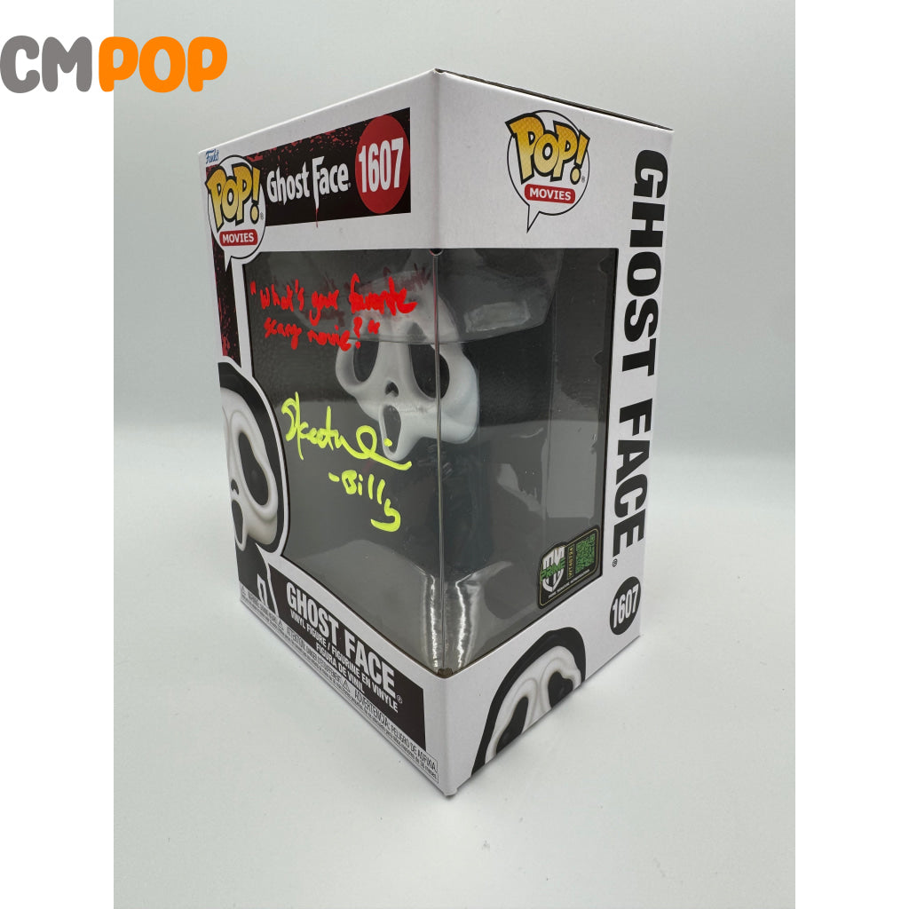 Ghost Face - #1607 Funko Pop! Movies Signed By Skeet Ulrich Certified Pop