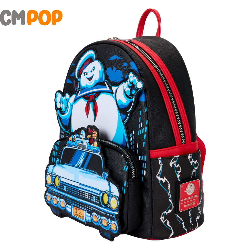 Ghostbusters Stay Puft Chasing Mini Backpack - Loungefly