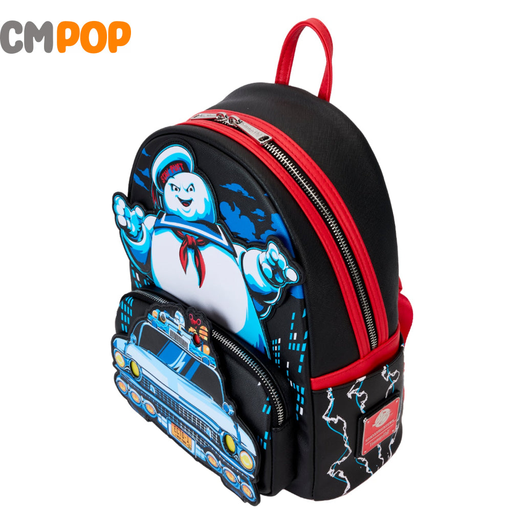 Ghostbusters Stay Puft Chasing Mini Backpack - Loungefly